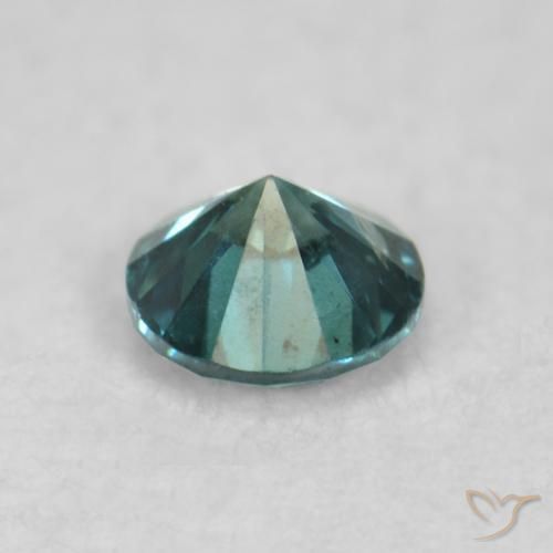 Diamante Verde naturale da 0.08 ct, Rotondo, VS-SI
