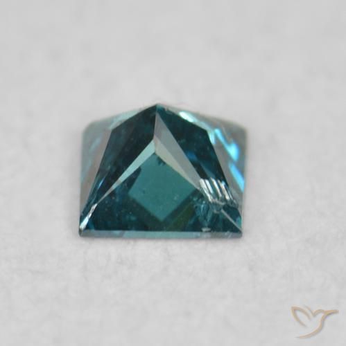 Diamante Blu naturale da 0.03 ct, Quadrato, VS-SI