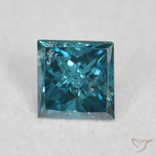 0.04ct Naturale Blu Diamante, Quadrato, VS