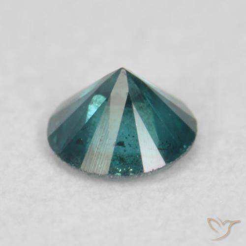 Diamante Blu naturale da 0.07 ct, Rotondo, VS