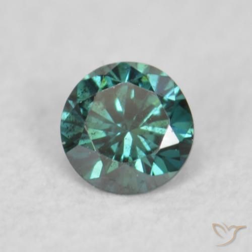 Diamante Verde naturale da 0.03 ct, Rotondo, VS