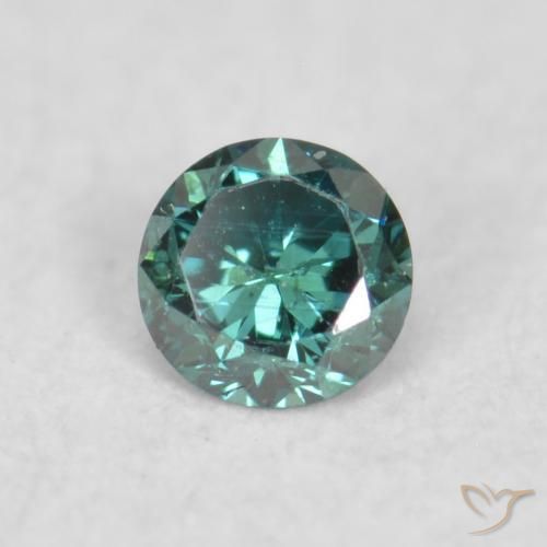 Diamante Verde naturale da 0.02 ct, Rotondo, VS