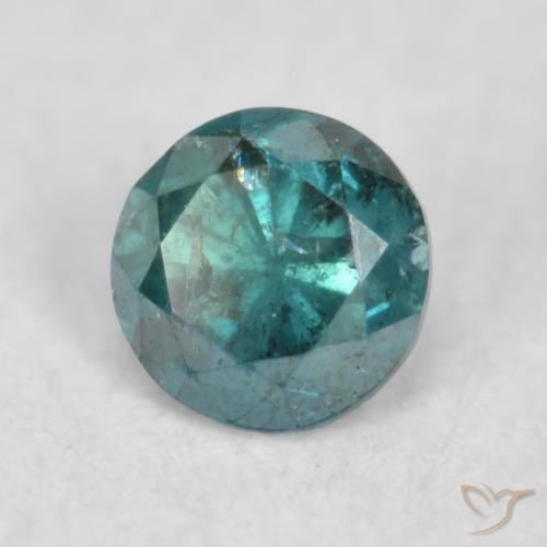 Diamante Verde naturale da 0.08 ct, Rotondo, SI