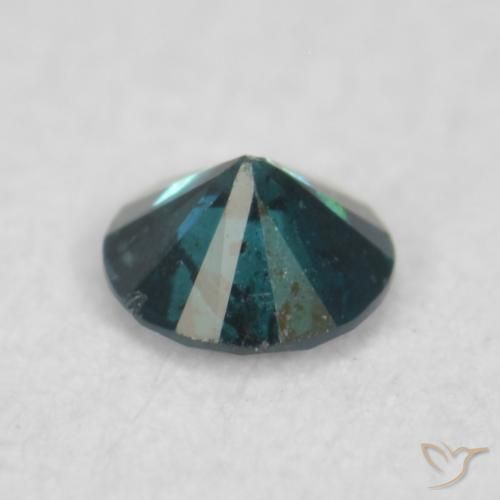 Diamante Blu naturale da 0.06 ct, Rotondo, SI