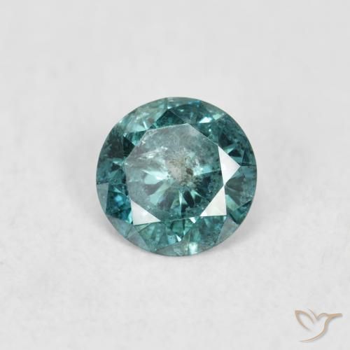 Diamante Verde naturale da 0.16 ct, Rotondo, SI