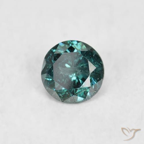 Diamante Verde naturale da 0.07 ct, Rotondo, SI