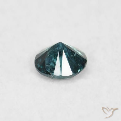 Diamante Blu naturale da 0.06 ct, Rotondo, VS