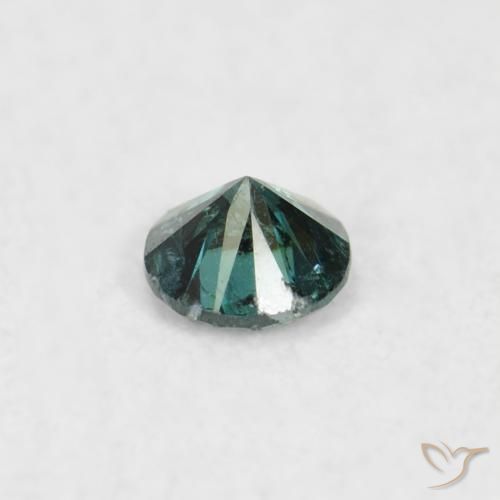 Diamante Verde naturale da 0.06 ct, Rotondo, SI