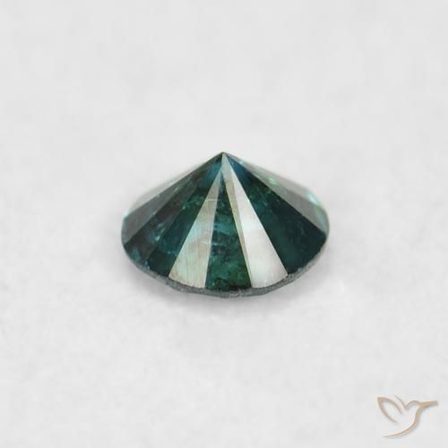 Diamante Verde naturale da 0.04 ct, Rotondo, SI