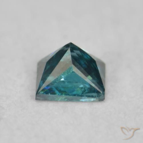 Diamante Blu naturale da 0.07 ct, Quadrato, VS