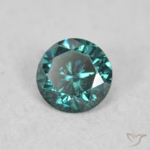 Diamante Verde naturale da 0.07 ct, Rotondo, VS