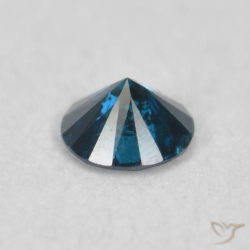 Diamante Blu naturale da 0.06 ct, Rotondo, VS