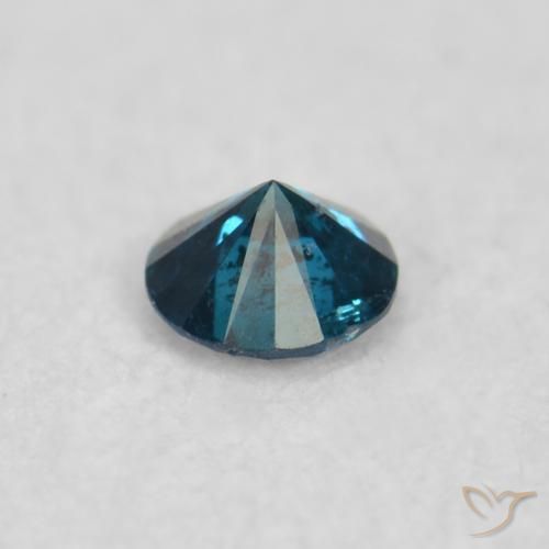 Diamante Blu naturale da 0.03 ct, Rotondo, VS
