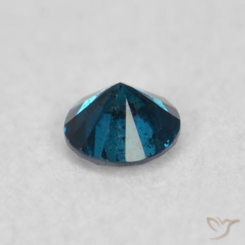 Diamante Blu naturale da 0.05 ct, Rotondo, VS