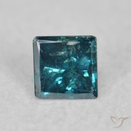 0.04ct Naturale Blu Diamante, Quadrato, VS