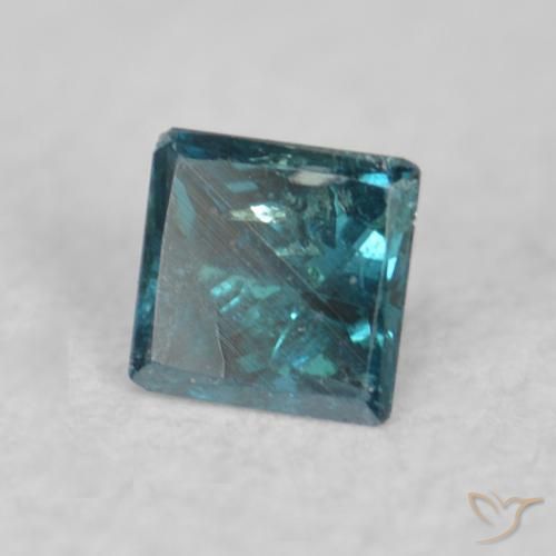 Diamante Blu naturale da 0.04 ct, Quadrato, VS