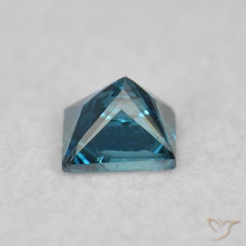 Diamante Blu naturale da 0.04 ct, Quadrato, VS