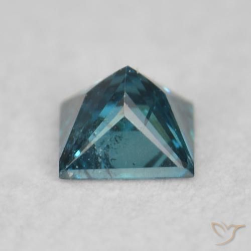 Diamante Blu naturale da 0.07 ct, Quadrato, VS