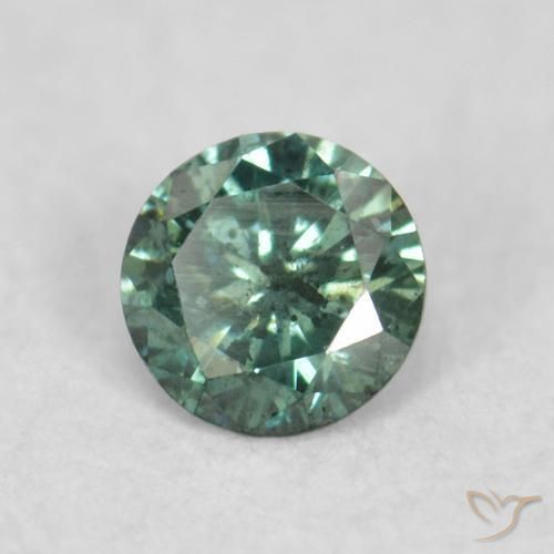 Diamante Verde naturale da 0.06 ct, Rotondo, VS