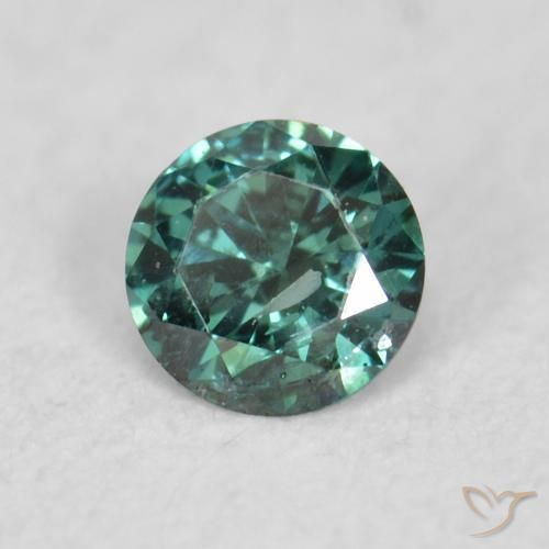 Diamante Verde naturale da 0.05 ct, Rotondo, VS