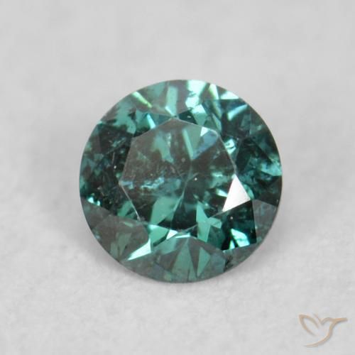 Diamante Verde naturale da 0.07 ct, Rotondo, VS
