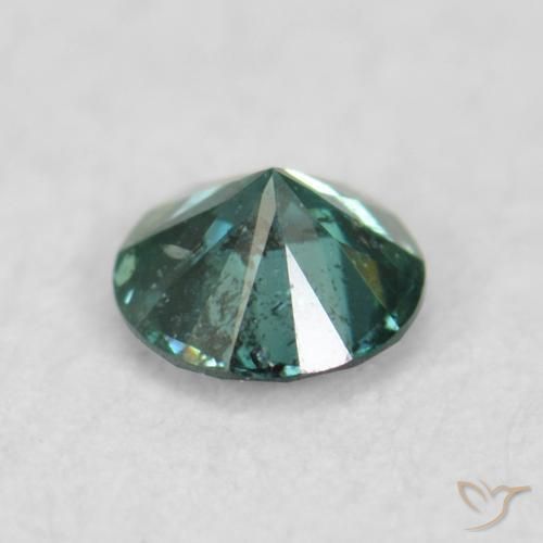 Diamante Verde naturale da 0.07 ct, Rotondo, VS