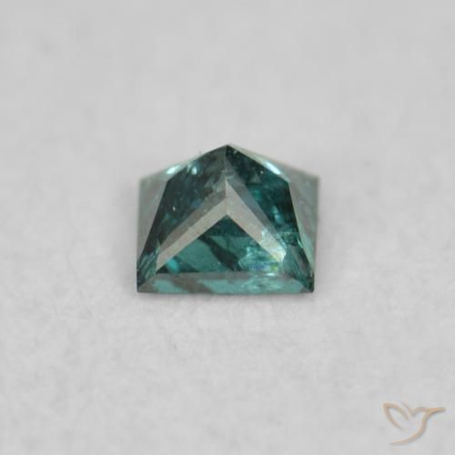 Diamante Verde naturale da 0.04 ct, Quadrato, VS-SI