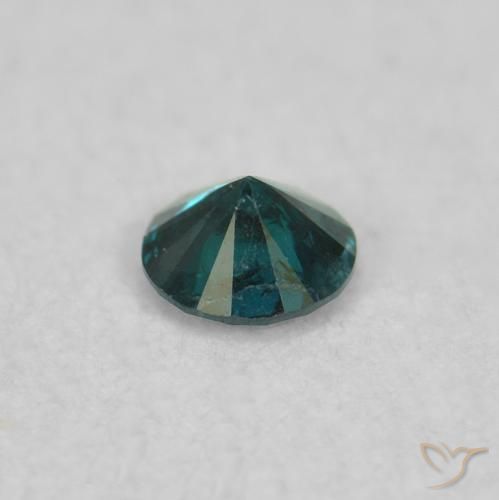 Diamante Blu naturale da 0.03 ct, Rotondo, VS-SI