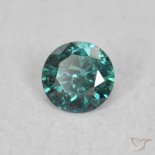 Diamante Verde naturale da 0.06 ct, Rotondo, VS-SI