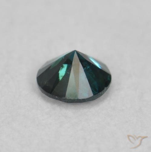 Diamante Blu naturale da 0.06 ct, Rotondo, SI