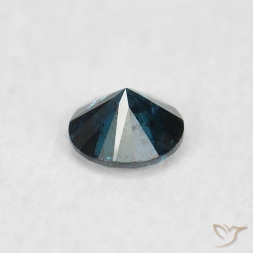Diamante Blu naturale da 0.04 ct, Rotondo, VS
