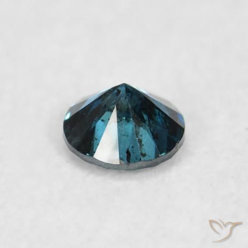 Diamante Blu naturale da 0.07 ct, Rotondo, VS