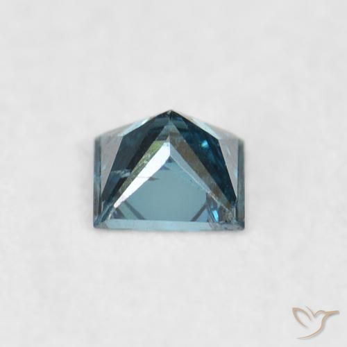 Diamante Blu naturale da 0.07 ct, Quadrato, VS