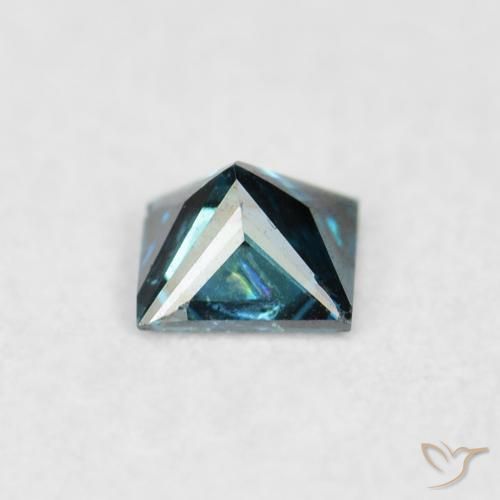 Diamante Blu naturale da 0.07 ct, Quadrato, VS-SI