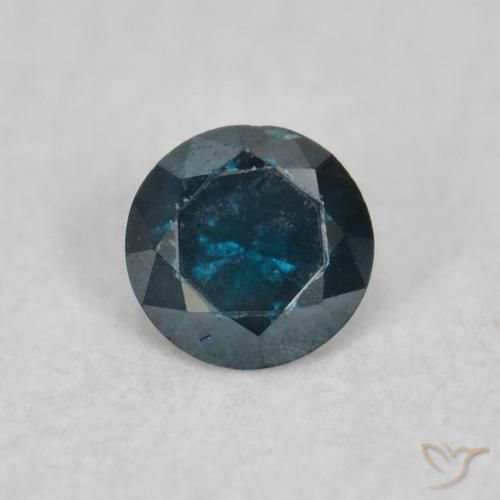 0.04ct Naturale Blu Diamante, Rotondo, VS
