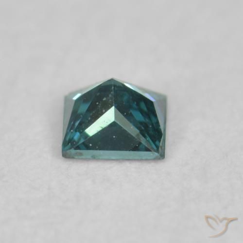 Diamante Verde naturale da 0.04 ct, Quadrato, VVS-VS