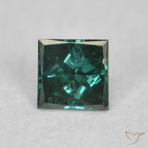0.06ct Naturale Verde Diamante, Quadrato, VVS-VS