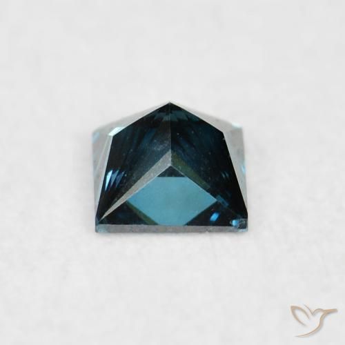 Diamante Blu naturale da 0.07 ct, Quadrato, VS-SI