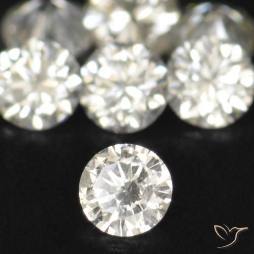 Diamante L naturale da 0.04 ct, Rotondo, VS-SI