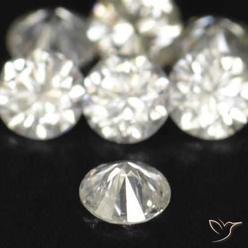 Diamante L naturale da 0.04 ct, Rotondo, VS-SI