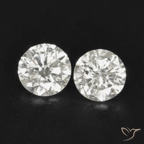 Gemme di Diamante I naturale da 0.18 ct, Taglio rotondo, SI