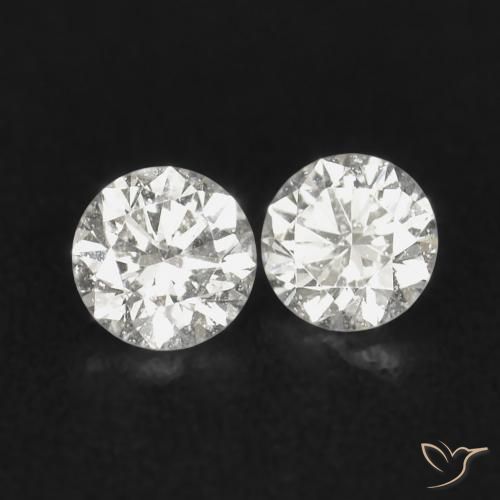 Gemme di Diamante H naturale da 0.04 ct, Rotondo, VS