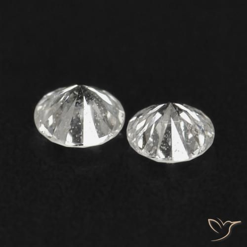 Gemme di Diamante H naturale da 0.04 ct, Rotondo, VS