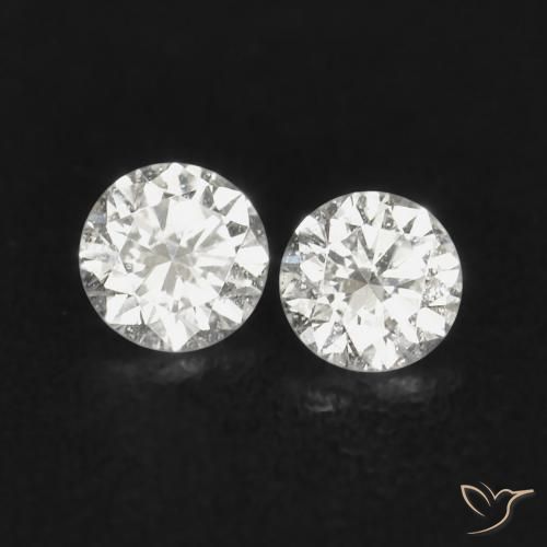 0.05ctw Naturale I Diamante, Rotondo, VS-SI