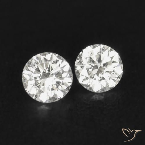 Gemme di Diamante I naturale da 0.05 ct, Rotondo, VS-SI