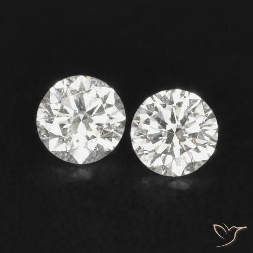 0.05ctw Naturale H Diamante, Rotondo, VS-SI