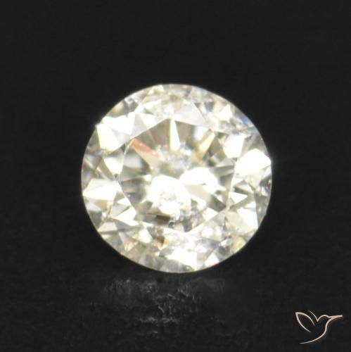 Diamante naturale k da 0,03 ct, taglio rotondo, VS-SI
