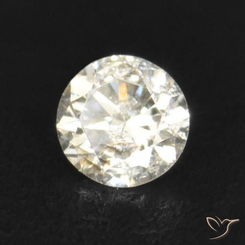 Diamante naturale k da 0,03 ct, taglio rotondo, VS-SI
