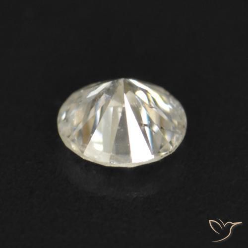 Diamante K naturale da 0.07 ct, Rotondo, VS-SI