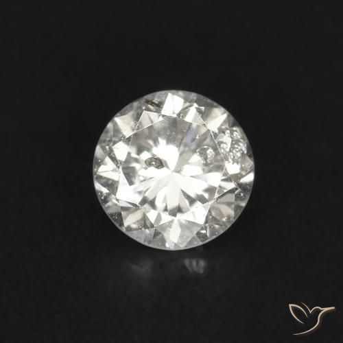 Diamante I naturale da 0.08 ct, Rotondo, VS-SI